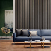 VW Acoustic Slat Panels - Grey Oak